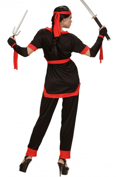 Japanische Ninjalady Damenkostüm 4