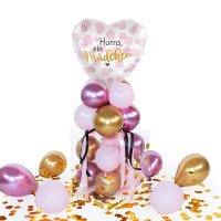 Vorschau: Balloha Geschenkbox DIY Hurra, ein Mädchen XL