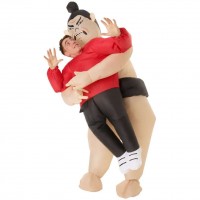 Vorschau: Riesen Sumo Ringer Herrenkostüm aufblasbar