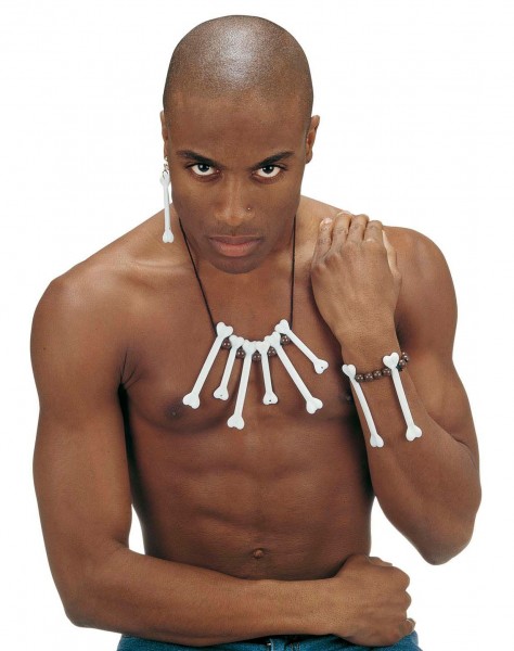 Knochen Schmuck Set