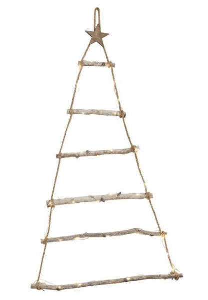 Natural Christmas Tannenbaum Holz Wanddeko