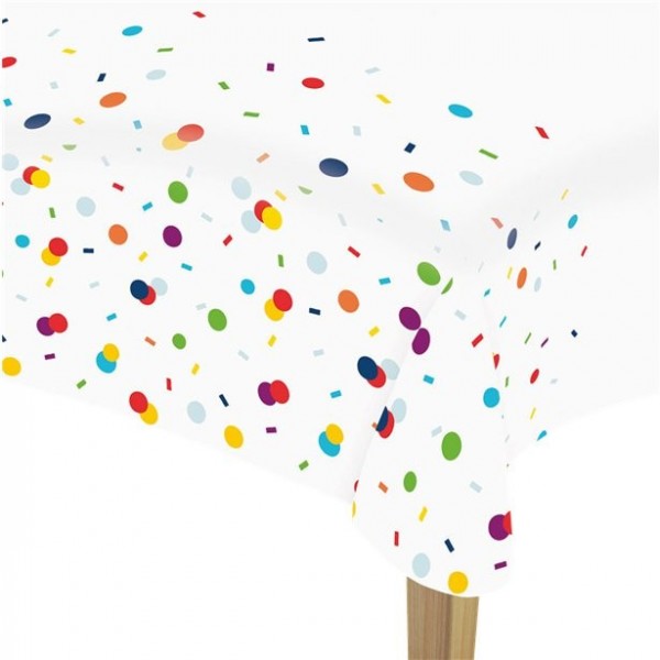 Konfetti Papier Tischdecke 1,15 m x 1,75 m