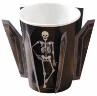 Vorschau: 8 Haunted House Pappbecher 250ml