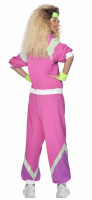 80er Jahre Trainingsanzug in Pink unisex