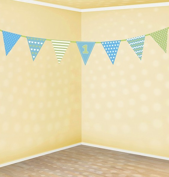 Playful 1st Birthday Wimpelkette 1,35m 2