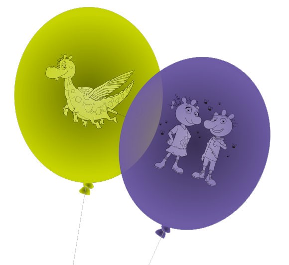 8 Die Olchis Latexballons