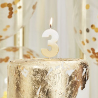 Brilliant 3rd Birthday Tortenkerze
