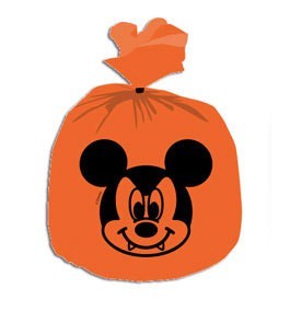 6 Schaurige Mickey Mouse Halloweenparty Beutel