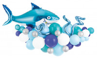Vorschau: Ballongirlande Deko-Set Sharky