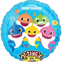 Singing Baby Shark Musikballon 71cm