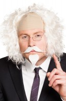 Weißer Kinn Und Schnurr Bart