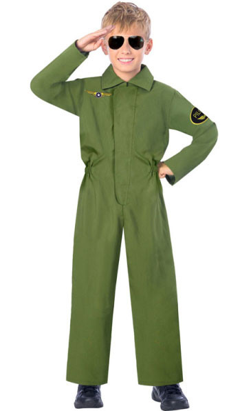 Kampfjet Pilot Joe Kinderkostüm