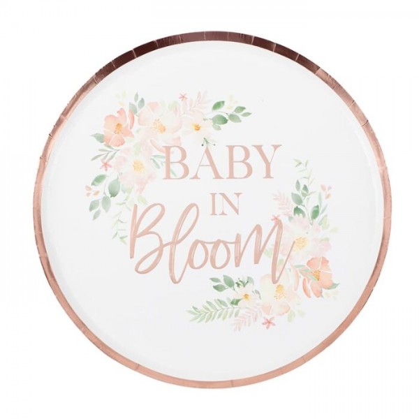 8 Little Darling Pappteller 24,5cm