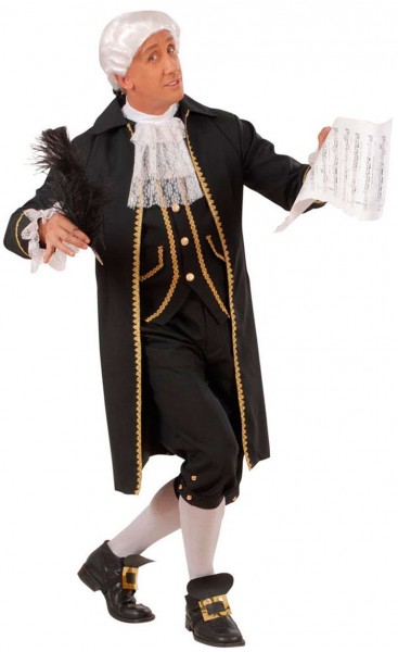 Barock Komponist Kostüm Für Herren