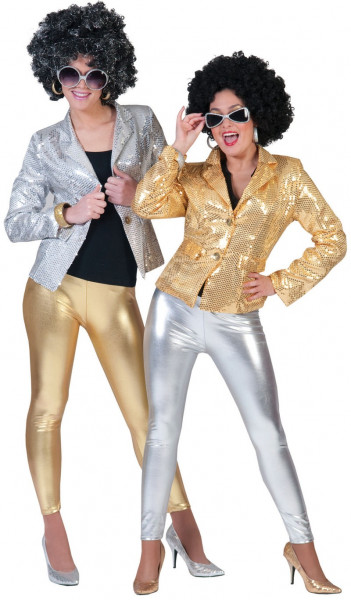 Disco Glamour Leggings Gold
