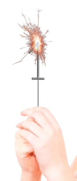 Wunderkerze Zahl 1
