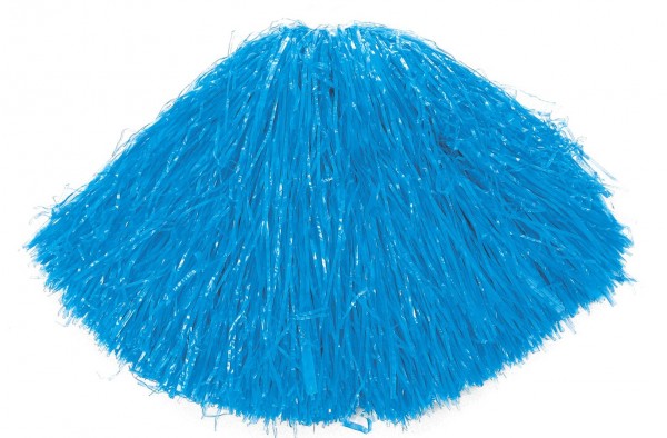 Wuscheliger Pompon In Blau