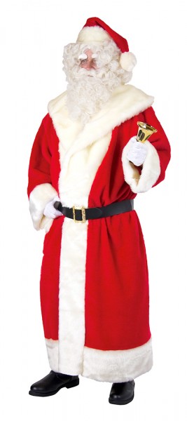 Edler Santa Plüschmantel