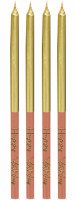 Vorschau: 16 Golden Dusk Birthday Kerzen