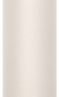 Tüll Stoff Luna creme 9m x 30cm