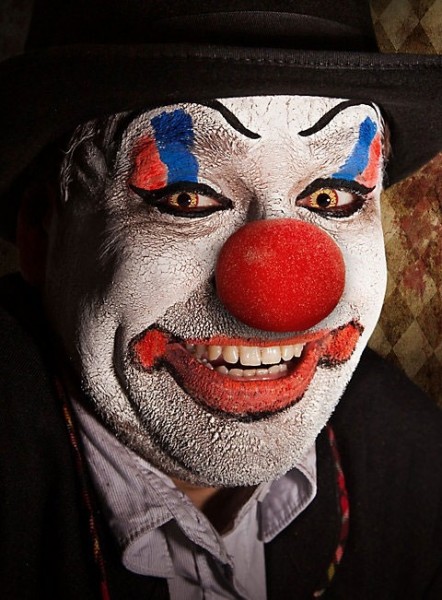 Gruseliges Horror Clown Schmink Set 5-teilig