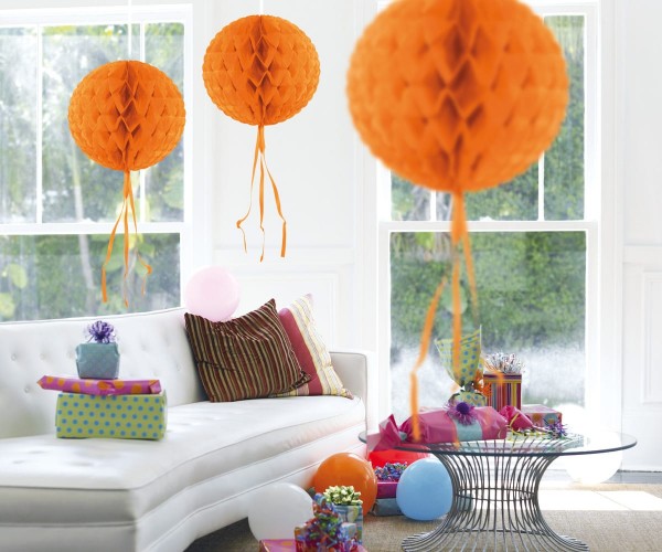 Wabenball Honey Orange 30cm