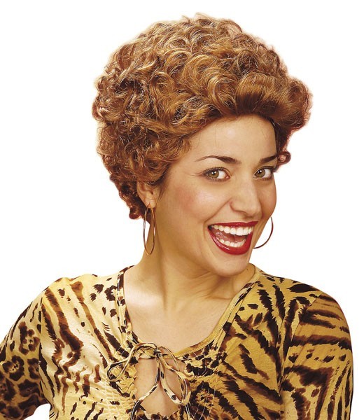 Braune Locken Kurzhaar Perücke Für Damen