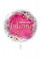 Willkommen Zuhause Folienballon 43cm