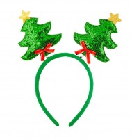 Glitzernder X-Mas Tree Haarreif