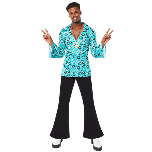 Hippie Disco Dancer Herrenhemd 3