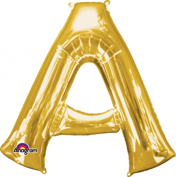 Buchstaben Folienballon A gold 86cm