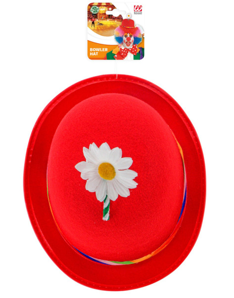 Clowns Melone mit Blume rot 3