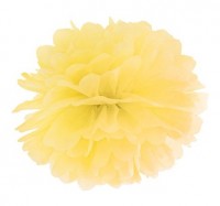 Pompon Romy zitronengelb 25cm