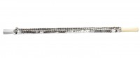 Pailletten Zigarettenhalter in Silber 30cm