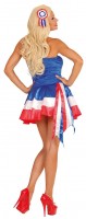 Miss France Fan Kleid