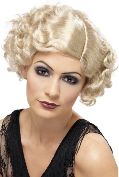 Blonde 20er Jahre Flapper Diva Perücke
