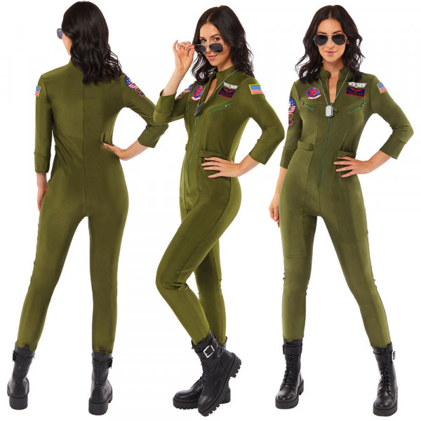 Top Gun Overall Damenkostüm 6