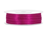 25m Satin Geschenkband fuchsia 3mm breit