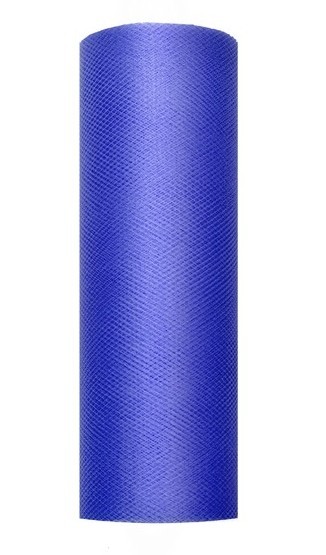 9m Tüllstoff in Royalblau 2