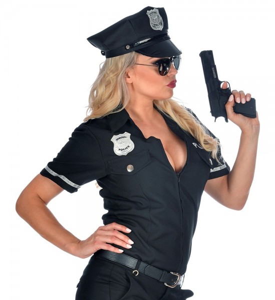 Police Damenbluse schwarz 2