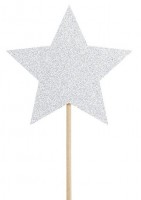 Vorschau: 6 Einhorn Twinkle Cupcake Topper 11,5cm