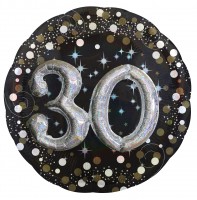 Golden 30th Birthday Folienballon 81cm