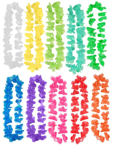 Hawaiianische Lei Blumenkette 90cm