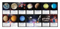 14 Weltraum Shuttle Mitgebsel Karten
