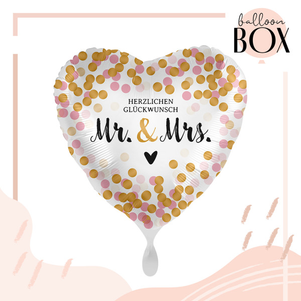 Balloha Geschenkbox DIY Mr. & Mrs. Dotty XL