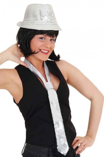 Disco Glamour Pailletten Krawatte