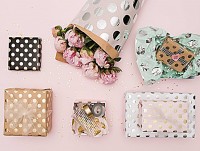 Vorschau: FSC Lovely Dots Geschenkpapier rosa
