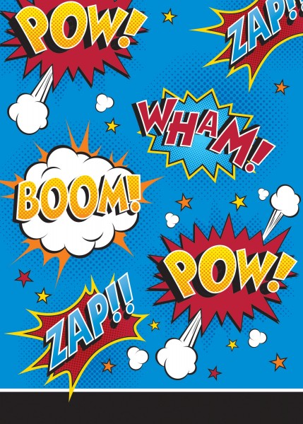 8 Comic Helden Geschenktüten 16 x 23cm