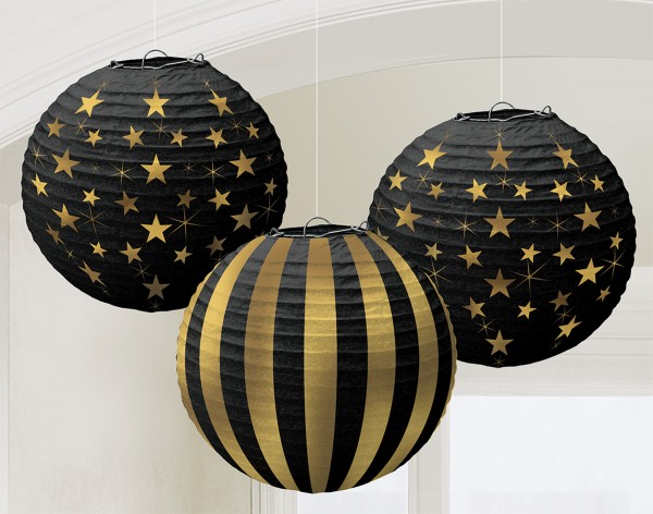 3 Famous Star Lampions 24cm