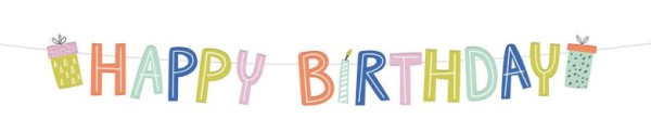 Eco Birthday Girlande 1,5m